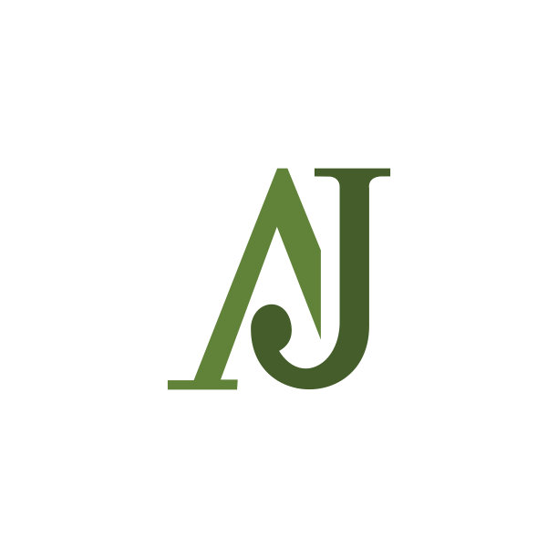 字母AJ或JA标志设计模板图片下载
