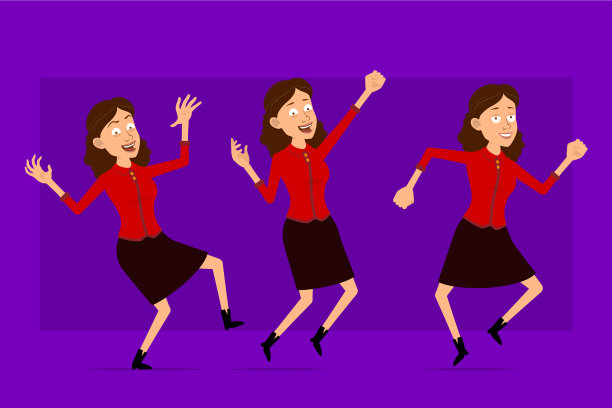 卡通商业女性人物大集图片下载