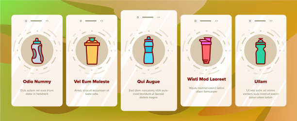 运动摇壶工具上的图标设置图片下载