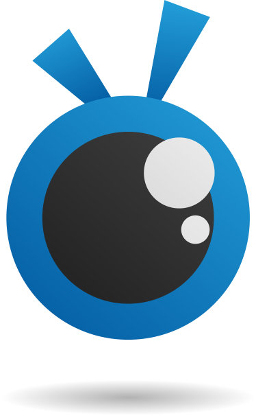 可爱的眼睛卡通标志设计模板公司图片下载