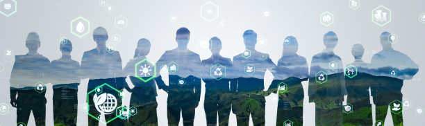 环境技术的概念。可持续发展的目标。西班牙。图片下载