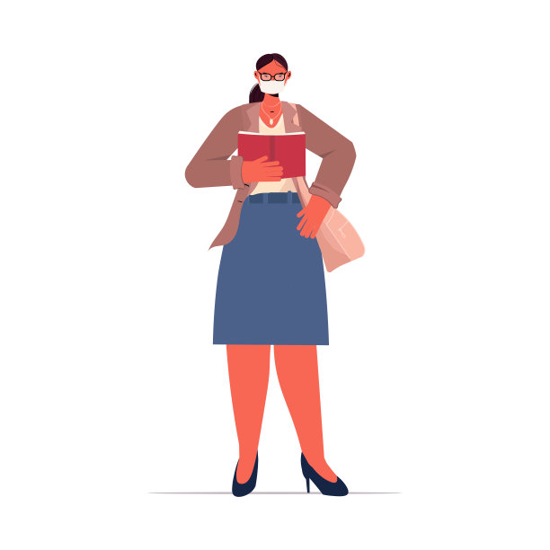 女教师读书会概念妇女戴口罩预防冠状病毒大流行图片下载