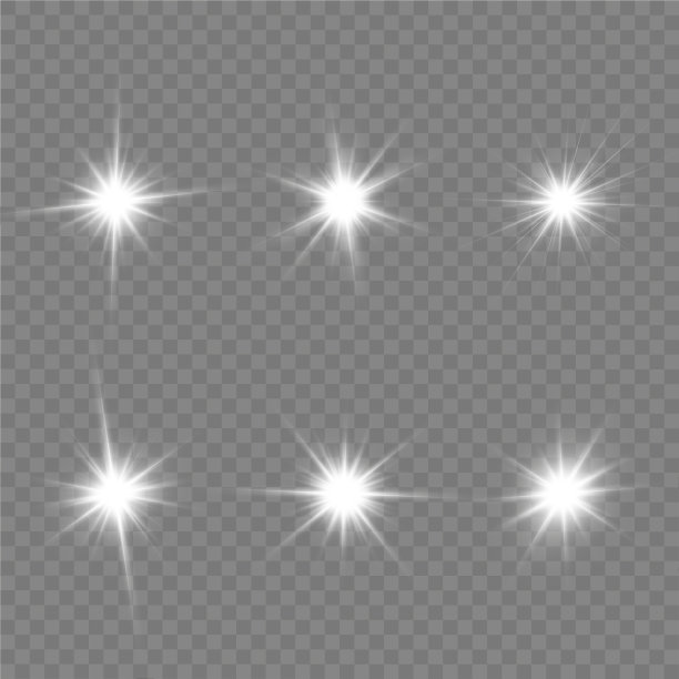 白色明亮的星图片下载