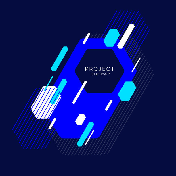 时尚抽象艺术几何背景与平面，极简主义风格。图片下载