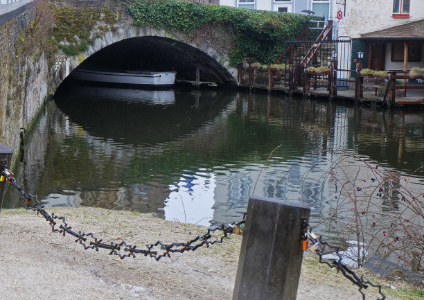 运河游船观光-布鲁日(比利时)图片下载