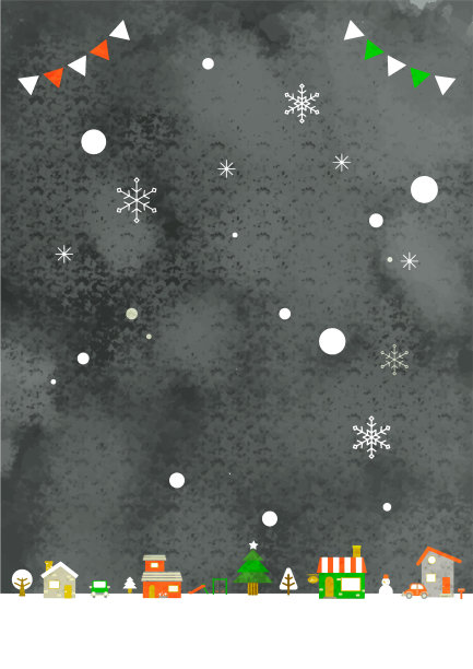 圣诞背景画框，水彩画图片下载