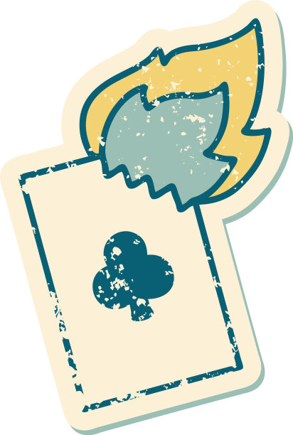 心疼贴纸纹身风格图标一个燃烧图片下载