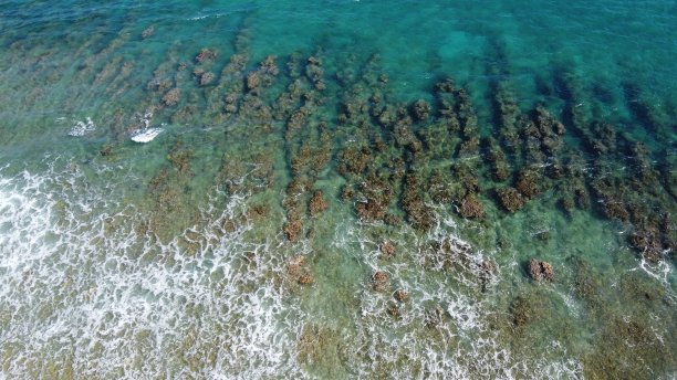 安提关海滩的全帧航拍图片下载