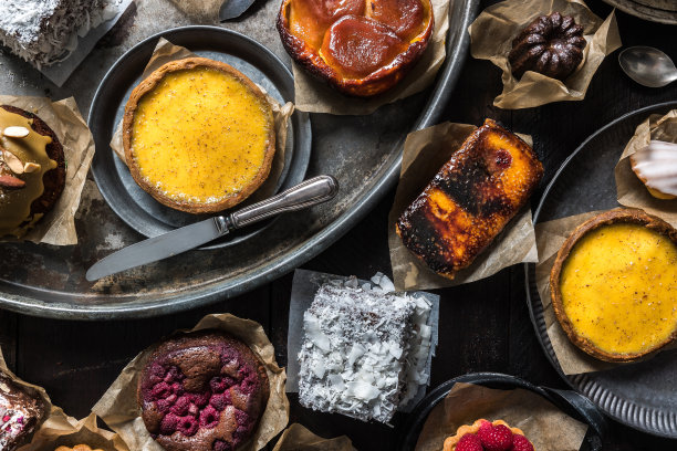 法国糕点复古高茶图片下载