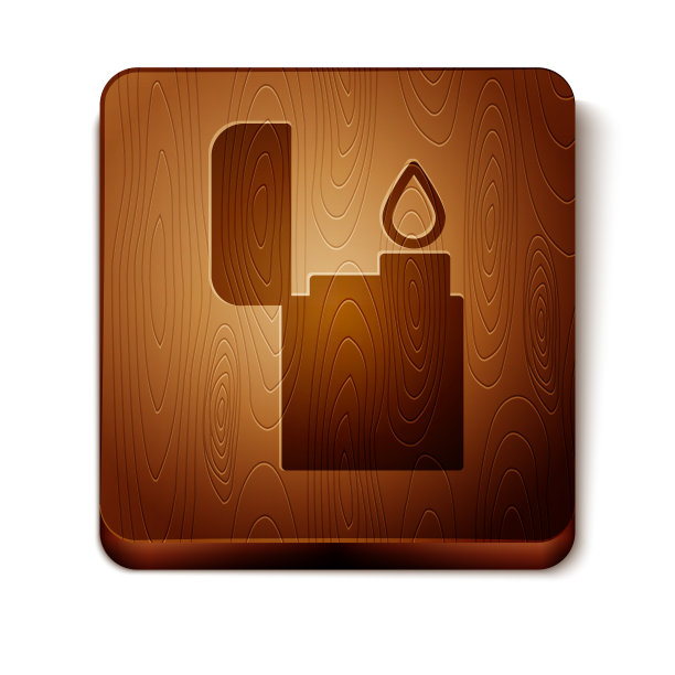 棕色浅的图标孤立在白色背景上图片下载