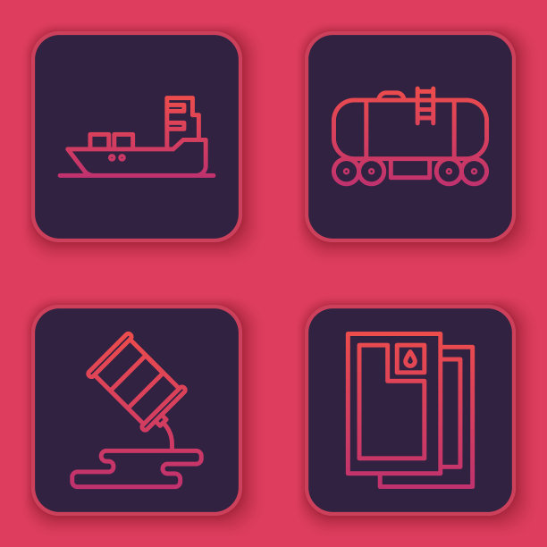 集线油轮油桶漏油图片下载