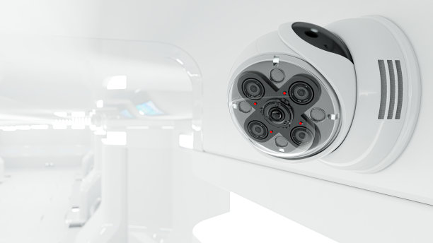 现代安全闭路电视摄像机图片下载