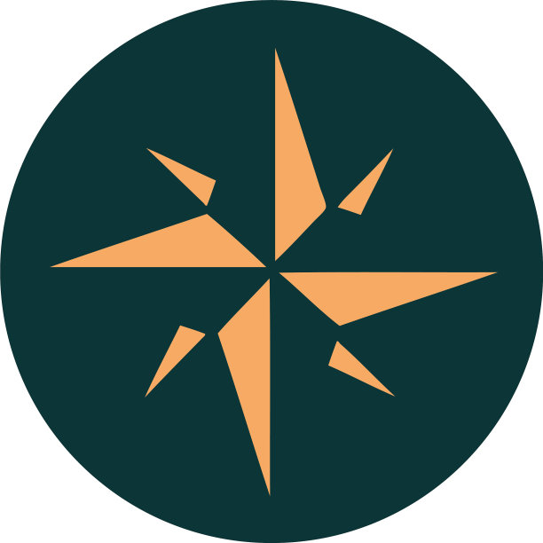 星星纹身风格图标图片下载
