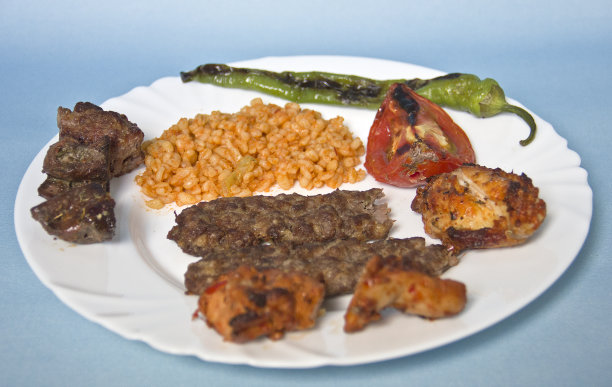 混合烤肉串图片下载