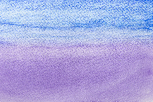 手绘蓝色和紫色水彩纹理背景。图片下载