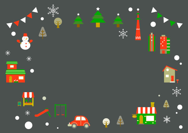 圣诞背景帧图片下载