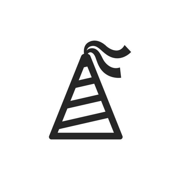 轮廓图标-生日帽子图片下载