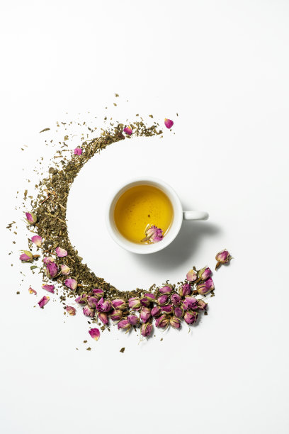酿造玫瑰和绿茶图片下载