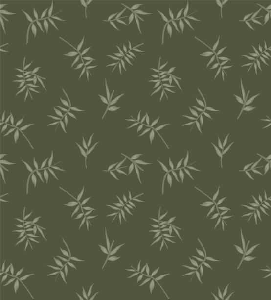 植物叶无缝图案背景图片下载