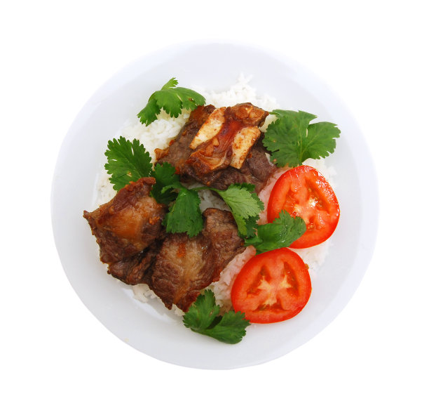 起源于中东的一种肉类菜肴，与米饭、沙拉和米饭一起食用图片下载