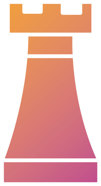 塔象棋剪影风格图标图片下载