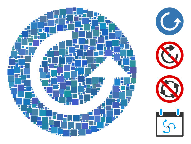 正方形重复图标图片下载