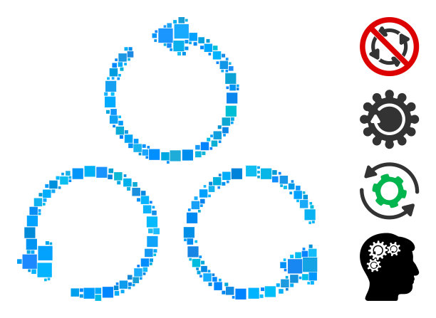 方形旋转图标图片下载