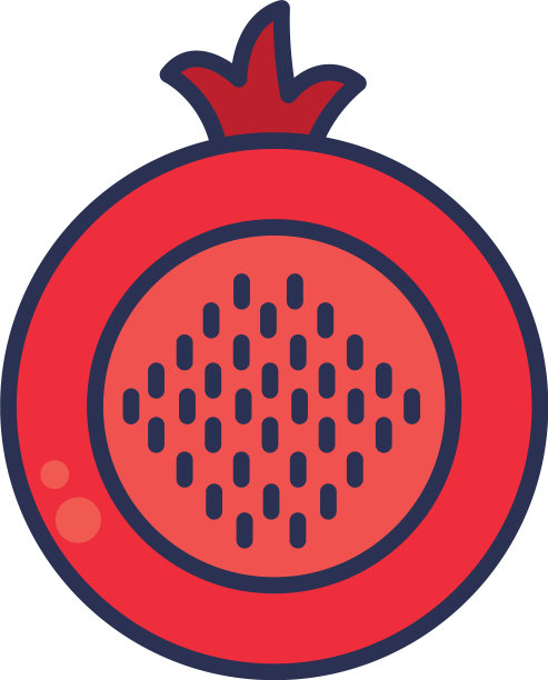 蔬菜和水果概念西红柿切片图标图片下载