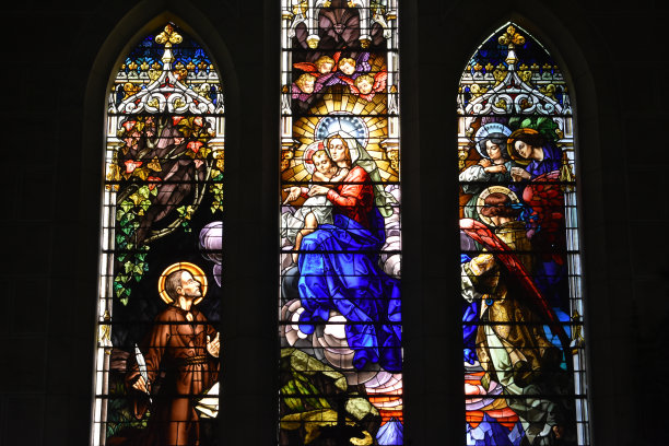 圣母玛利亚与圣诞节图片下载