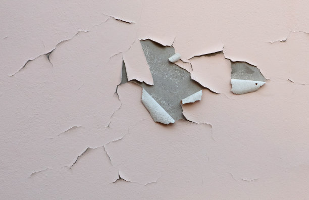 油漆剥落，房屋维修，混凝土被粉刷过图片下载