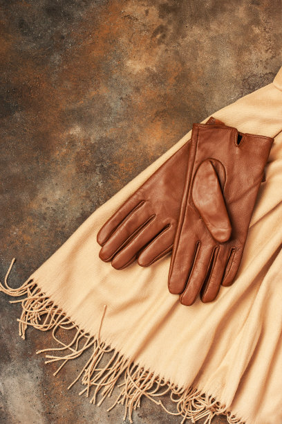 静物与温暖的秋天配件。平躺图片下载