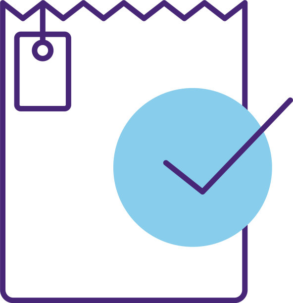 购物袋线条风格图标图片下载