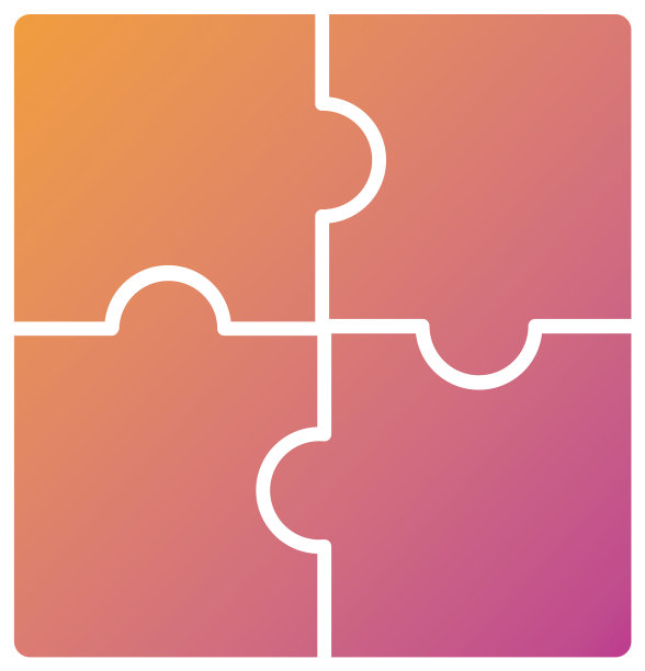 拼图片剪影风格图标图片下载