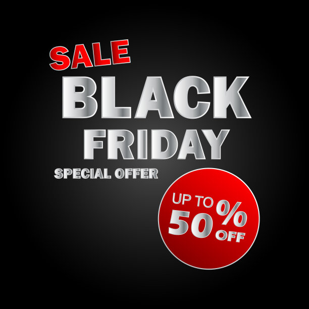 “黑色星期五”的横幅图片下载