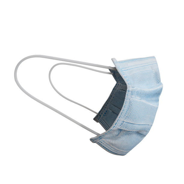 面罩上隔离白色图片下载