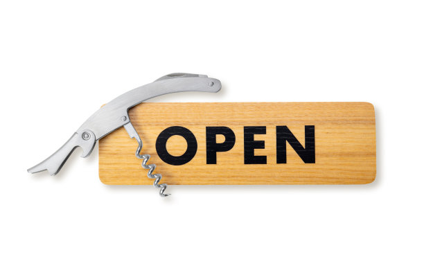 酒楼。开瓶器和开号与夹径。图片下载