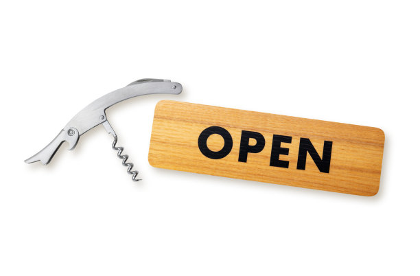 酒楼。开瓶器和开号与夹径。图片下载