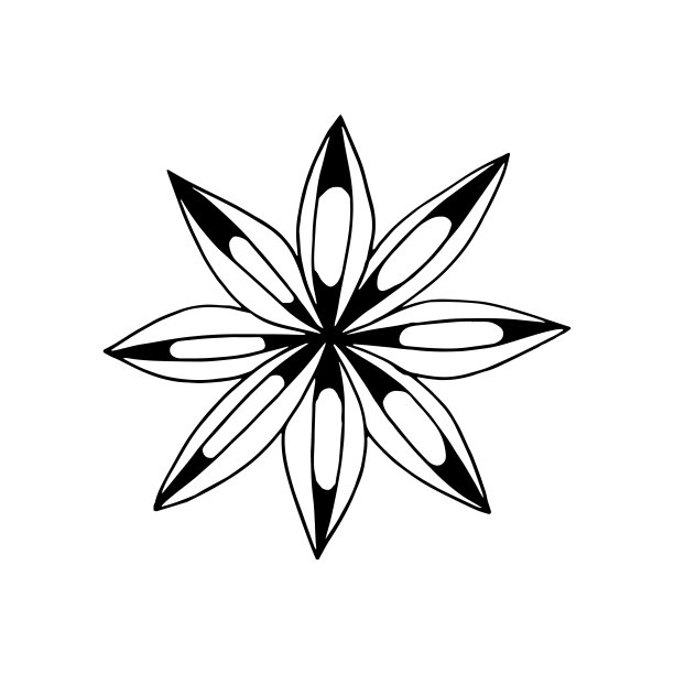 肉桂手绘矢量涂鸦。单一元素的设计图标，标签，菜单，贴纸。食品、调味品、香料图片下载