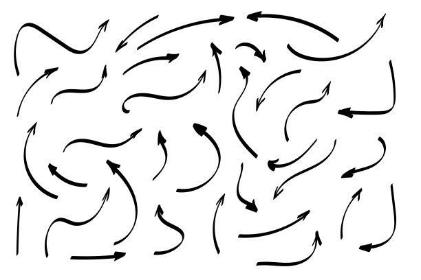 涂鸦的象征。指针图标。指针的图形符号。图片下载