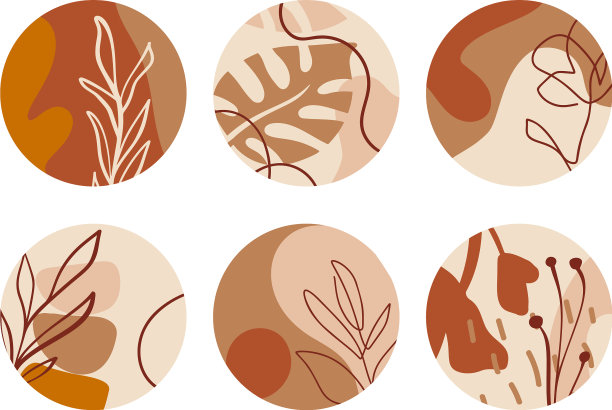 设置设计彩色模板图标和图片下载