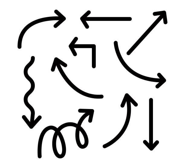 箭头图标矢量标志模板插图图片下载