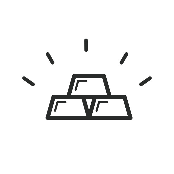 金条图标矢量设计插图图片下载