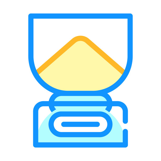 厨房秤颜色图标向量符号插图图片下载