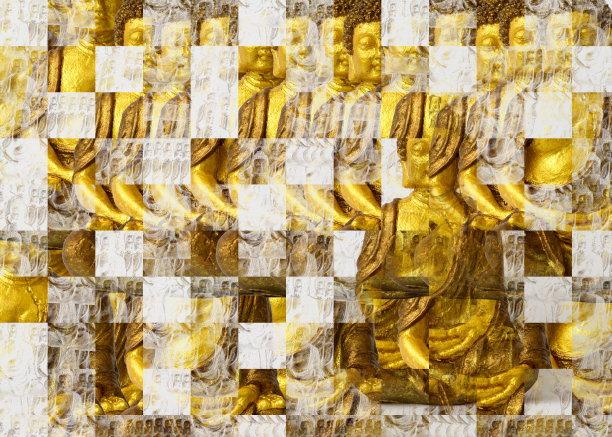 金色佛像背景图片下载