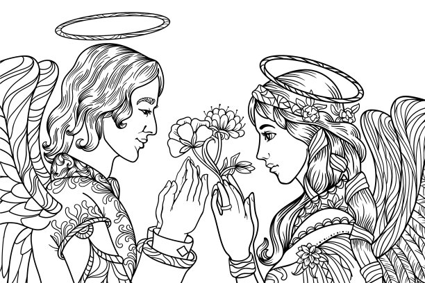 天使夫妇图片下载