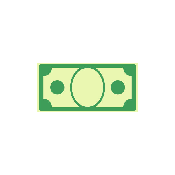 美元图标。现金堆栈符号。图片下载