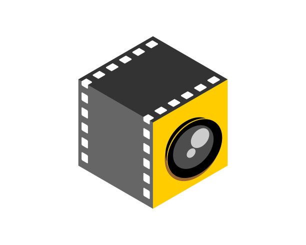 带胶卷的简易相机盒图片下载