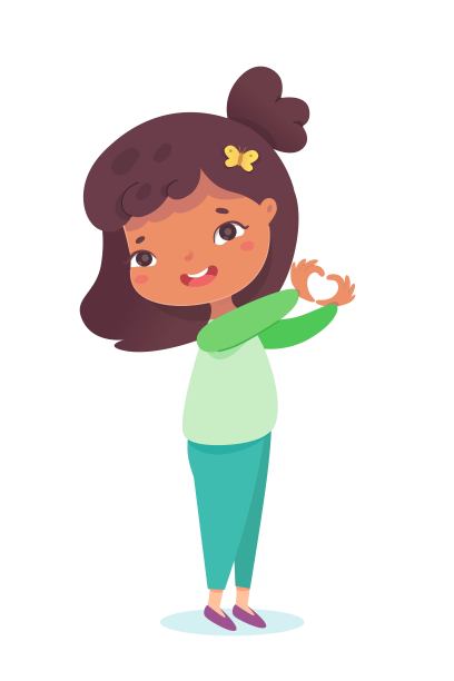 快乐的孩子展示内心。可爱的孩子有乐趣和微笑的生日聚会。娱乐休闲矢量插图和娱乐休闲。童年的暑假带着欢乐图片下载