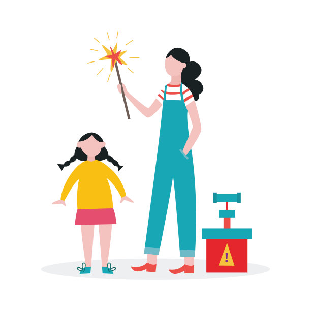 家庭点燃烟花或烟火棒图片下载