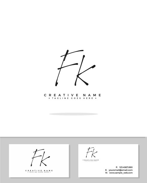 fk fk初始标识签名笔迹图片下载